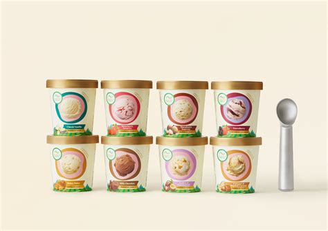 New Zealand Natural Ice Cream Rebrand Behance