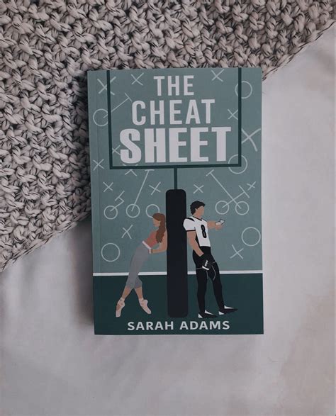 The Book Cover For The Cheet Sheet By Sarah Adams