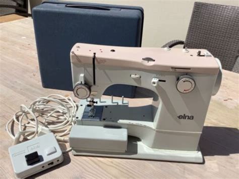 Elna Pink Top Sp Vintage Sewing Machine Ebay