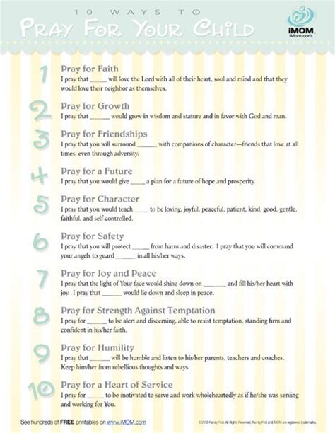 10 Ways To Pray For Your Child Imom