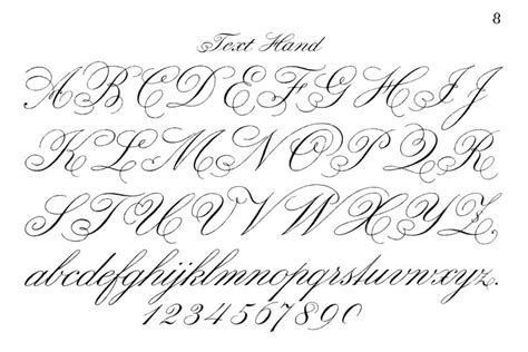 Typography Printable Fancy Script Monograms Cursive Letters Fancy