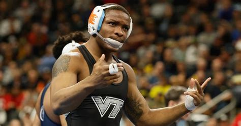 Triumph Nil Signs Virginia Tech Wrestlers Mekhi Lewis Bryce Andonian On3