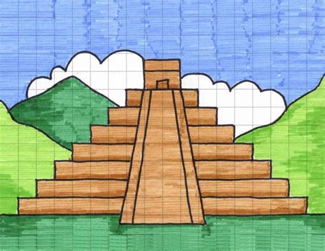 Draw A Mayan Temple For Cinco De Mayo · Art Projects For Kids Kids