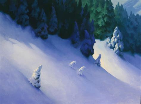 Snow Covered Forest Mtg Art From Kaldheim Set By Adam Paquette Art Of