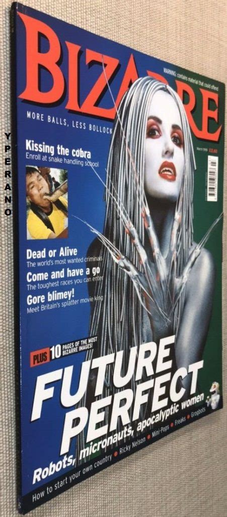 Bizarre Magazine Issue 18 March 1999 Nancy Sorrell Cover Rob Zombie White Zombie Yperano
