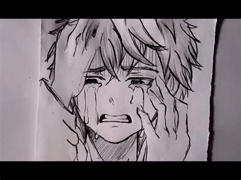 Crying Sad Boy Drawing Easy Inside My Arms