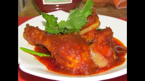 Lauk klasik ayam masak lemak kuning sudahpun siap untuk dinikmati! Resipi Ayam Masak Merah Kelantan - Resepi Bergambar