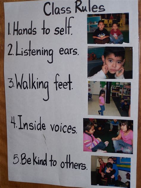 Teaching ideas Pre-K: The Rules..The Rules..The Rules of the Classroom