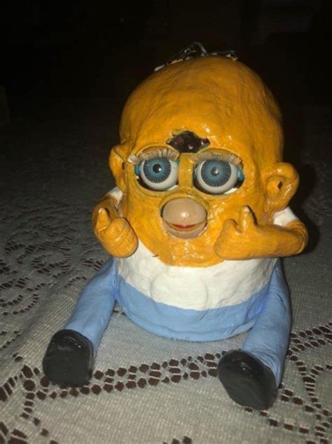 25 Diy Projects Which Became Creepy Af Ladnow Cursed Images Furby