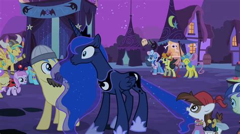 Image Pipsqueak Tugging On Lunas Tail S2e4png My Little Pony
