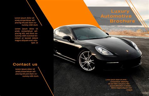 Luxury Automotive Brochure Template Blucactus Usa