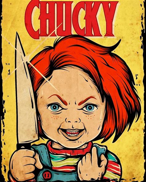 Chucky Horror Cartoon Dope Cartoon Art Horror Art Movie Poster Art
