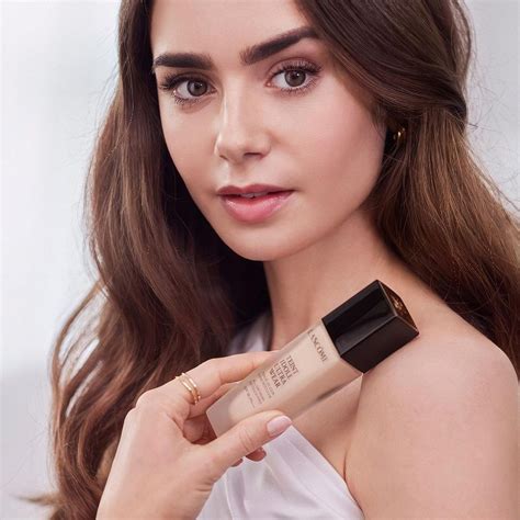 Lily Collins News On Instagram Lilycollins For Lancôme Teint Idole