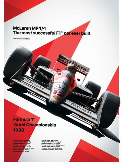 Mclaren And Unique And Limited Launch Art Print And Posters Celebrating