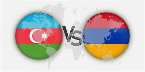 azerbaijan vs armenia flags concept vector illustration 10426935 vector art at vecteezy