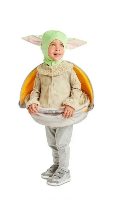 Disney Star Wars Baby Yoda Grogu Hover Prom Halloween Costume 3t Nwt