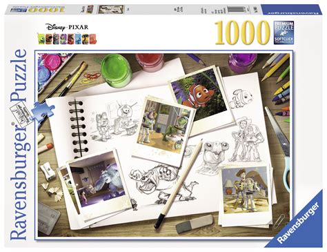 Ravensburger Disney Pixar Sketches 1000 Piece Jigsaw Puzzle