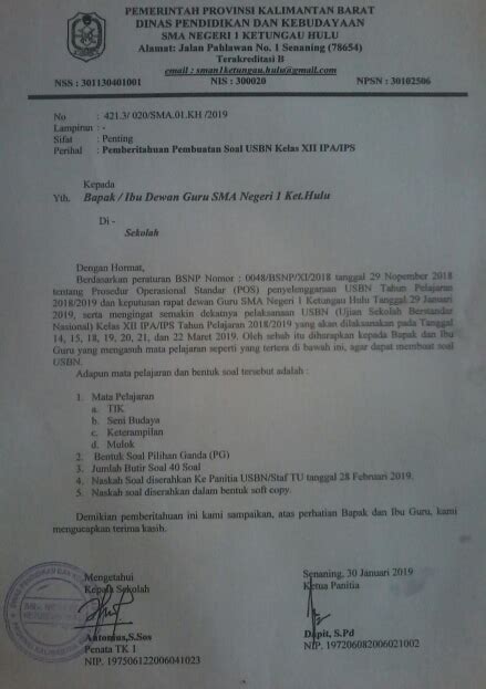 Surat pribadi surat dinas a. Soal Pilihan Ganda Tentang Surat Dinas - Kumpulan Contoh Surat