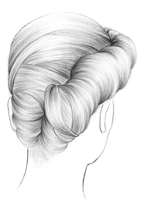 365c 2 Girl Hair Drawing Hair Sketch Beauty Art Drawings
