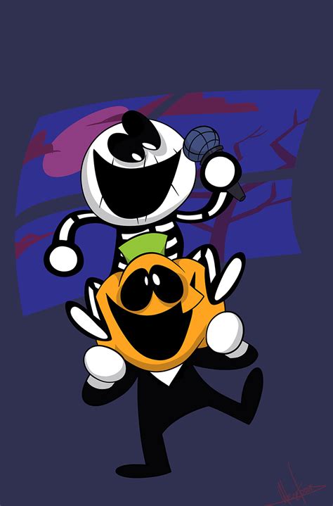 They are the first guest characters introduced to friday night funkin' , the second being pico and the third being tankman. FNF- Skid and Pump 2 by Weretoons on Newgrounds