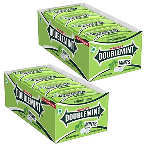 Doublemint Peppermint Flavour Thin Mints Inr 10 Pack Of 20 Sheikhgroup