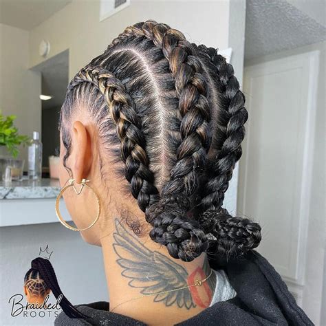 Cornrows Braids To Look Like A Magazine Cover Big Cornrows Hairstyles