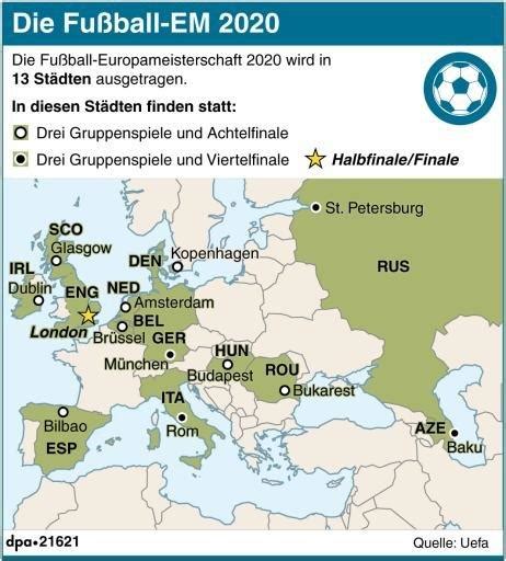 Football vs discrimination at euro 2020. EM-Vergabe : Das sind die 13 Austragungsorte und Stadien ...