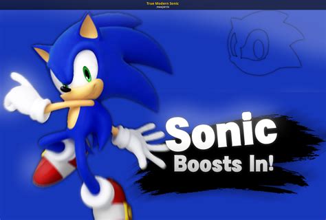 True Modern Sonic Super Smash Bros Wii U Mods