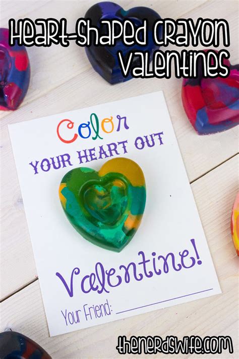 Handmade Valentine Heart Shaped Crayons