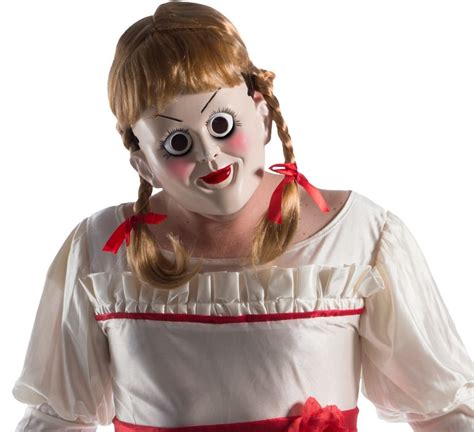 Rubies Conjuring Annabelle Adult Halloween Costume Accessory Mask And Wig
