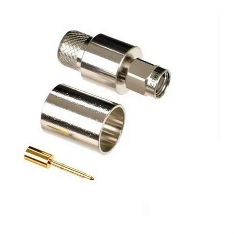 Integrative Sma Male Crimp Connector For Lmr400 Cable Contact Material Brass At Rs 65piece In