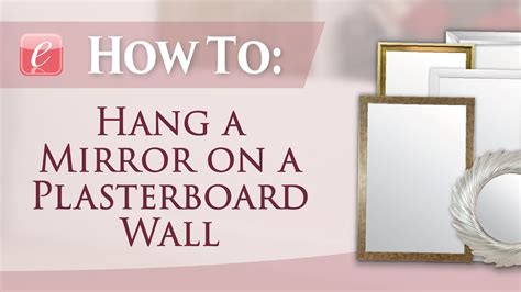 How To Hang A Mirror On A Plasterboard Wall Tutorial Youtube