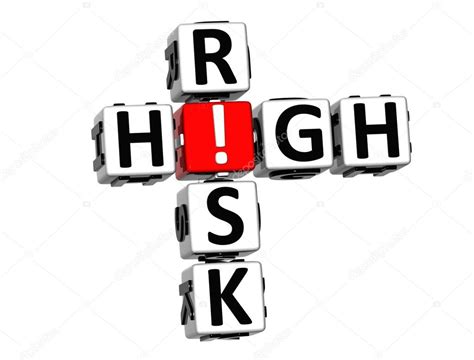 3d High Risk Crossword — Stock Photo © Curiosotravelphotography 8344643