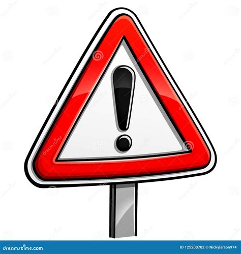 Vector Warning Sign Design Concept Stock Vector Illustration Of Danger Sign
