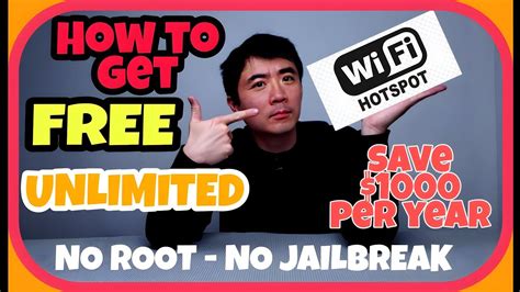 How To Get Free Unlimited Wifi Hotspot From Your Mobile Data Plan Save