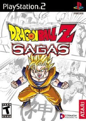 Dragon ball z sagas para ps2 ficha técnica. Dragon Ball Z: Sagas PS2 Front cover
