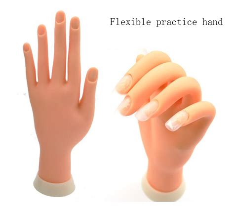 Professional False Hand Nail Training Hand With Practice Hand Buy