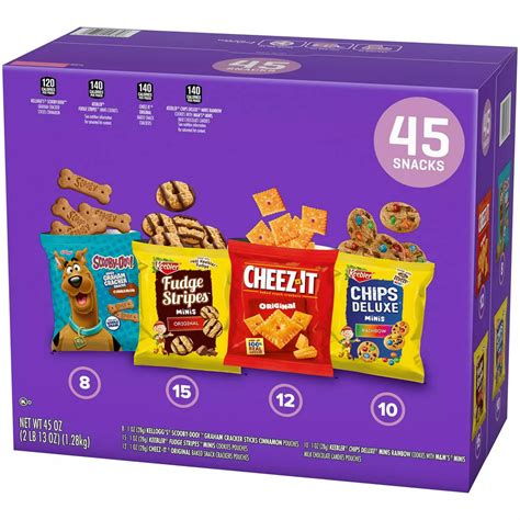 Keebler Cookies And Crackers Variety Pack 1 Ounce 45 Count Walmart