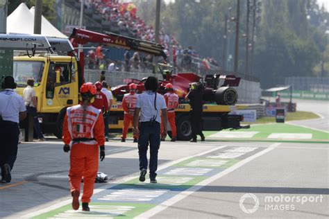 Fia To Look At Seatbelt Stretch In Sainz Monza F1 Crash