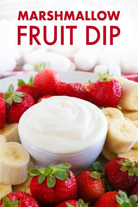 Marshmallow Fruit Dip With Cream Cheese The Anthony Kitchen Recipe Fruit Dip Fruit Dips