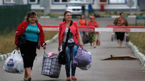 Small Exodus Of Ukrainian Refugees Leaving Russia