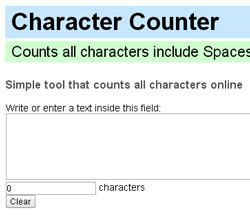Character counter | SEO mister