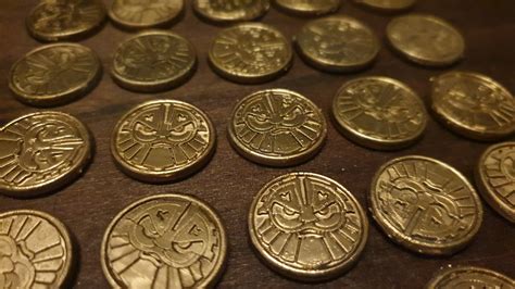 Gold Coins Board Game Coins For Dandd And Other Rpgs Etsy