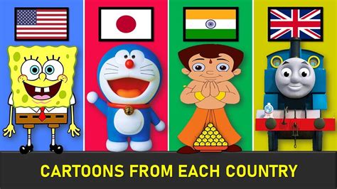 Cartoons From Different Countries Youtube