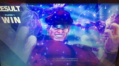 You hadn't promoted yourself to general yet. Street Fighter V- M.Bison's generic quotes - YouTube