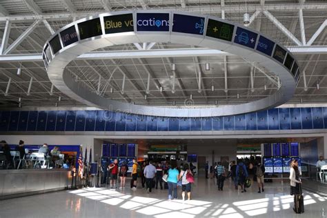 Inside Of Jetblue Terminal 5 At John F Kennedy International Airport In