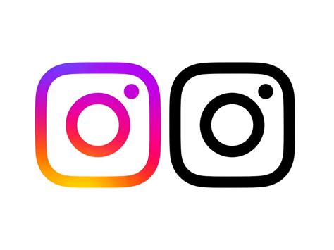 Instagram Glyph Gradient And Black Logo Png Vector In Svg Pdf Ai Cdr