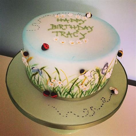 Nature Themed Birthday Cake Cake By Samantha Tempest Cakesdecor