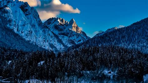 Download 1920x1080 Wallpaper Snow Mountains Winter Italy Full Hd