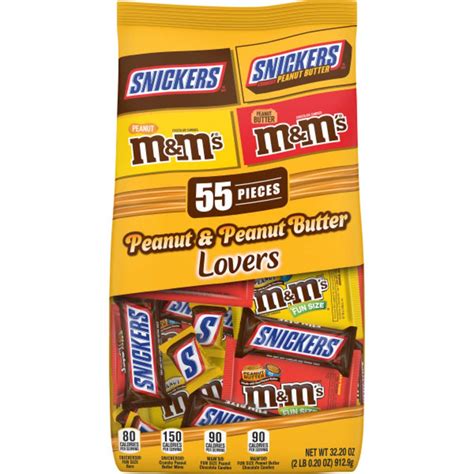 Buy Snickers And Mandms Peanut And Peanut Butter Lovers Fun Size Chocolate